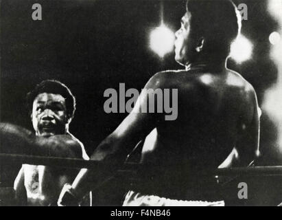 Match de boxe entre Muhammad Ali et George Foreman 2 Banque D'Images