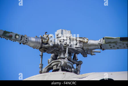 Pièces d'hélicoptères de l'aviation russe de l'hélice hélice transport Banque D'Images