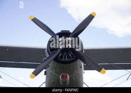 Des pièces d'hélicoptère russe hélice avion aviation transport Banque D'Images