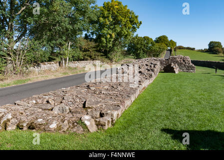 Mur d'Hadrien sur la tourelle est Banques National Cycle route réseau 72 Banque D'Images