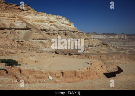 Paysages du nord de Dhofar, Oman Banque D'Images