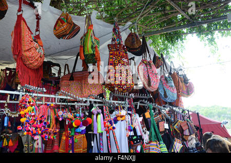 Marché Hippie de Las Dalias, à San Carlos sur Ibiza Banque D'Images