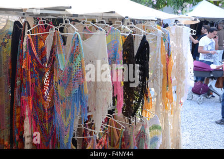 Marché Hippie de Las Dalias, à San Carlos sur Ibiza Banque D'Images