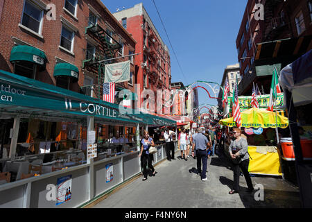 Fête de San Gennaro, Mulberry St. Little Italy Manhattan New York Banque D'Images