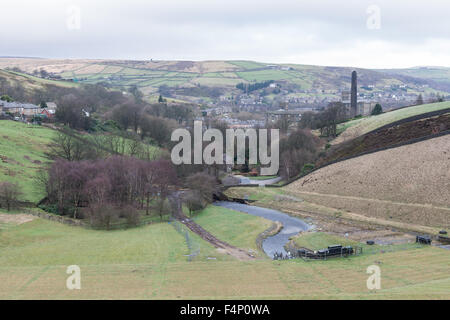 Réservoir de Butterley, Marsden, West Yorkshire, England, UK Banque D'Images