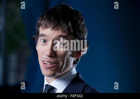 Rory Stewart, universitaire, auteur et homme politique conservateur, à l'Edinburgh International Book Festival 2015. Banque D'Images