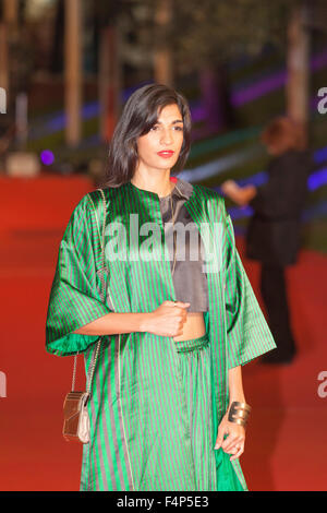 Tapis rouge pour les 'Indiens' déesses en colère au 10e Festival du Film de Rome. Rome, Italie. 10/20/15 Anushka Manchanda Banque D'Images