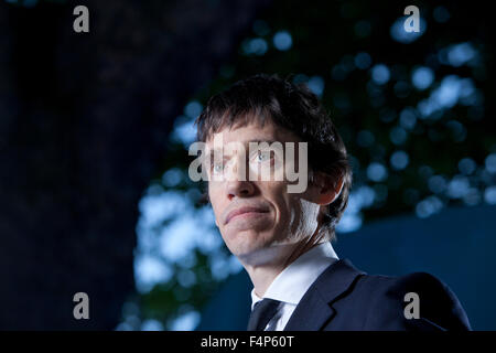 Rory Stewart, universitaire, auteur et homme politique conservateur, à l'Edinburgh International Book Festival 2015. Banque D'Images