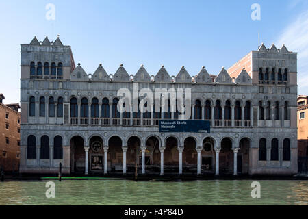 VENISE, ITALIE - 06 MAI 2015 : Palais de la Fondaco dei Turchi sur le Grand Canal Banque D'Images