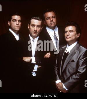 Ray Liotta, Robert de Niro, Paul Sorvino, Joe Pesci / Goodfellas 1990 réalisé par Martin Scorsese Banque D'Images