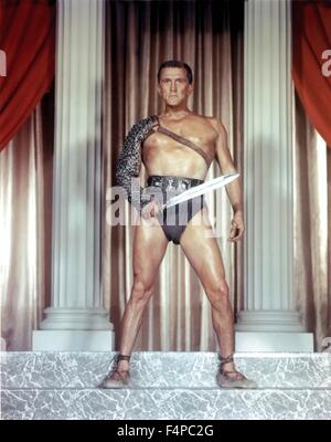 Kirk Douglas / Spartacus 1960 réalisé par Stanley Kubrick Banque D'Images
