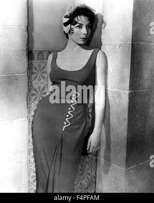 Juliette Greco / le soleil se lève aussi / 1957 réalisé par Henry King Banque D'Images