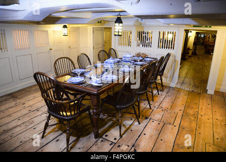 HMS Trincomalee fait maintenant partie du Musée National de la Marine royale de la famille. Banque D'Images