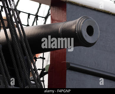 HMS Trincomalee fait maintenant partie du Musée National de la Marine royale de la famille. Banque D'Images