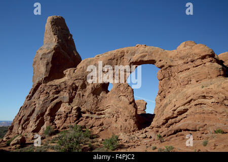 Tourelle Arch Arches National Park Utah Banque D'Images