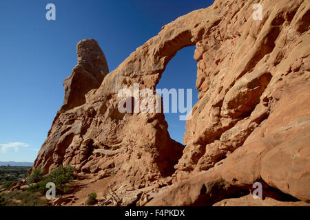 Tourelle Arch Arches National Park Utah Banque D'Images