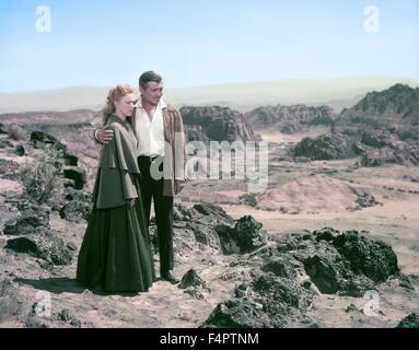 Eleanor Parker et Clark Gable / Le Roi et quatre reines / 1956 réalisé par Raoul Walsh [United Artists] Banque D'Images