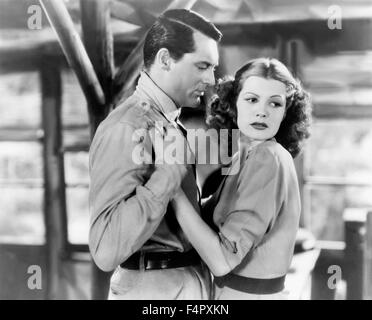 Cary Grant et Rita Hayworth / uniquement les anges ont des ailes / 1939 / réalisé par Howard Hawks / [Colombie-Britannique] Photos Banque D'Images