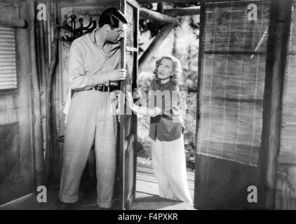 Cary Grant et Jean Arthur / uniquement les anges ont des ailes / 1939 / réalisé par Howard Hawks / [Colombie-Britannique] Photos Banque D'Images