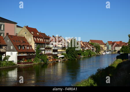 La petite Venise (klein venedig) dans la région de Bamberg, Allemagne Banque D'Images