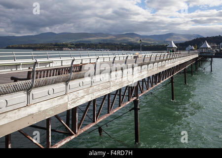 Garth Pier Bangor Gwynedd au nord du Pays de Galles Banque D'Images