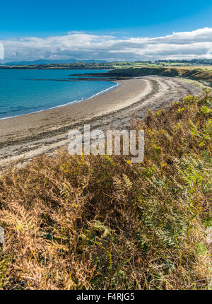 Lligwy Dulas entre plage et, l'île d'Anglesey, dans le Nord du Pays de Galles, Royaume-Uni. Prise le 14 octobre 2015. Banque D'Images