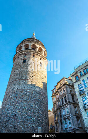 La tour de Galata, Istanbul, Turquie Banque D'Images