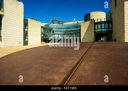 Dani Karavan, l'Allemagne, Düsseldorf, Europe, fonte, chambre, accueil, Landtag, Landtag, Rhénanie du Nord-Westphalie, Nord Banque D'Images