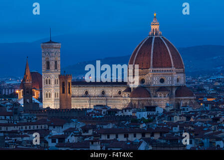 L'Europe, Italie, Toscane, Toscana, Firence, Florence, la Cathédrale de Sainte Marie de la fleur Cattedrale di Santa Maria del Fiore Banque D'Images