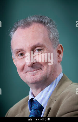 John McShane, l'auteur écossais, à l'Edinburgh International Book Festival 2015. Édimbourg. 31 août 2015 Banque D'Images