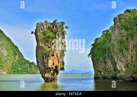 Ko Tapu Island près de l'île de Phuket en Thaïlande Banque D'Images