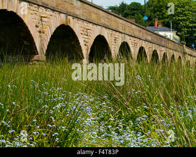 Les Infirmières de l'arches de Trent Bridge à Burton upon Trent Staffordshire England UK construit en 1864 et conçu par J.S. Crossely Banque D'Images