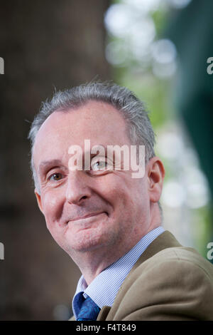 John McShane, l'auteur écossais, à l'Edinburgh International Book Festival 2015. Édimbourg. 31 août 2015 Banque D'Images