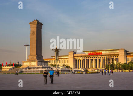 La Chine, Beijing, Beijing, ville, Tian'anmen, la place Tienanmen, Musée National Banque D'Images