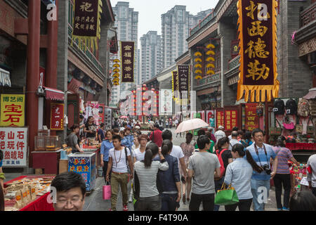 Chine, Tianjin, ville, Vieille Ville Banque D'Images