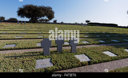 Cimetière militaire allemand Maleme Banque D'Images