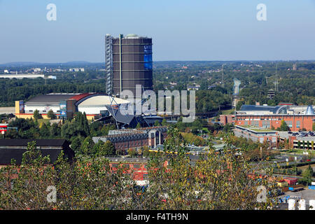 Allemagne, Europe, Amérique du Nord-Westphalie, Oberhausen, Neue Mitte, König Pilsener Arena, stade du gazomètre, terminal de bus, shopping Banque D'Images