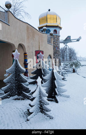 Hundertwasser, marché couvert à Altenrhein, Banque D'Images