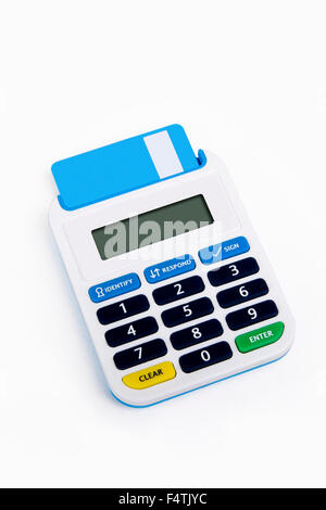 Sécurité carte à puce et NIP pour les services bancaires en ligne Banque D'Images