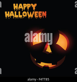 Heureux de citrouille Halloween background Banque D'Images