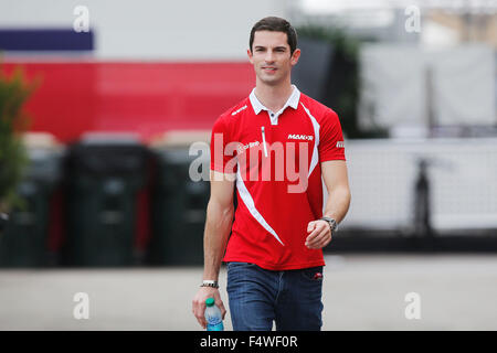 Sport Automobile : Championnat du Monde de Formule 1 de la FIA 2015, Grand Prix des États-Unis, # 53 Alexander Rossi (USA, Manor Marussia F1 Team), Banque D'Images