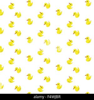 Cute Cartoon Motif Canards. Illustration de Vecteur