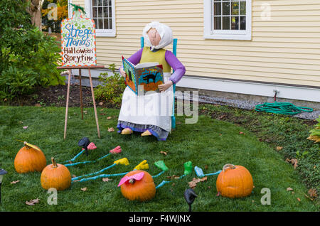 Halloween à New London New Hampshire Banque D'Images