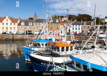 Le port dans le village de pêcheurs de Pittenweem Neuk dans l'Est de Fife, Scotland UK Banque D'Images