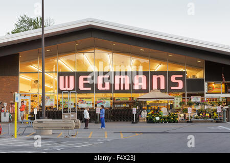 Une épicerie, Wegmans vintage Fairport, l'État de New York, le comté de Monroe, États-Unis Banque D'Images