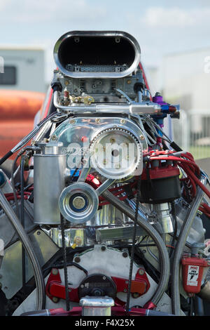 Moteur de voiture de Drag Banque D'Images