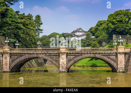 Palais Impérial de Tokyo du Japon. Banque D'Images