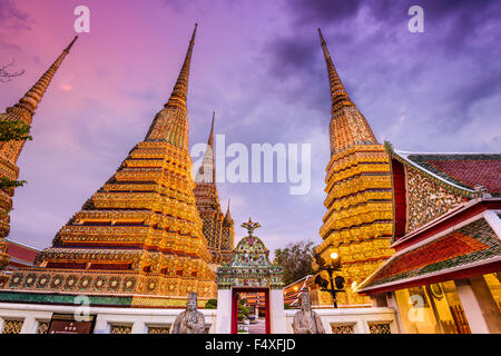 Temple de Wat Pho à Bangkok, Thaïlande. Banque D'Images
