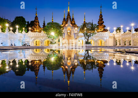 Chiang Mai, Thaïlande hôtel traditionnel. Banque D'Images