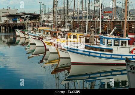 Marina à Fisherman's Wharf, San Francisco, California, USA Banque D'Images